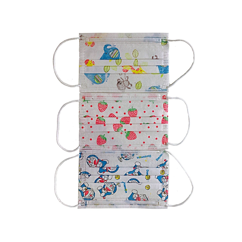 Colorful Baby Facemask 3ply Civil Nonwoven Face Mask for Kids Protective