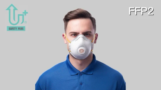 Masque anti-poussière adulte en tissu de coton à double perforation jetable de haute qualité FFP2 Nr